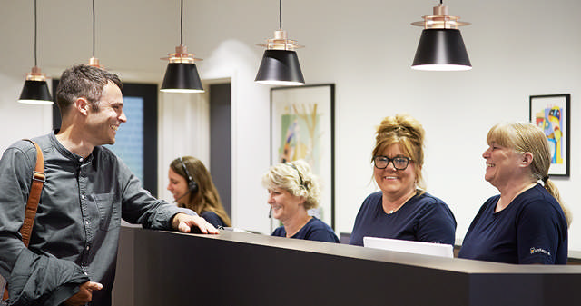 venlig modtagelse hos tandlæge aalborg