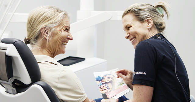 tandlæge, nykøbing falster, tandregulering, moden patient
